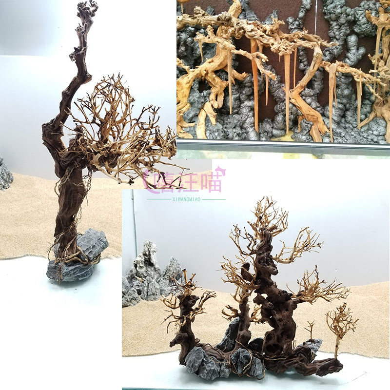 Aquarium landscape decoration driftwood Long sunken driftwood Creative landscape driftwood wholesale