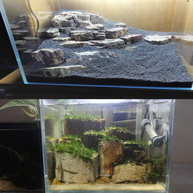 Aquarium landscape decoration natural rocks Yellow wood fossil aquarium natural stones wholesale