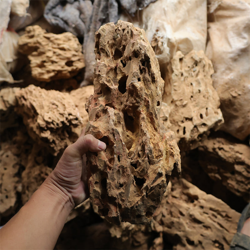 Aquarium landscaping rock Natural Aquarium Rocks Perfect for Aquariums, Landscaping Model,Tank Decoration, Amphibian Enclosures-Dragon Stones Bulk wholesale