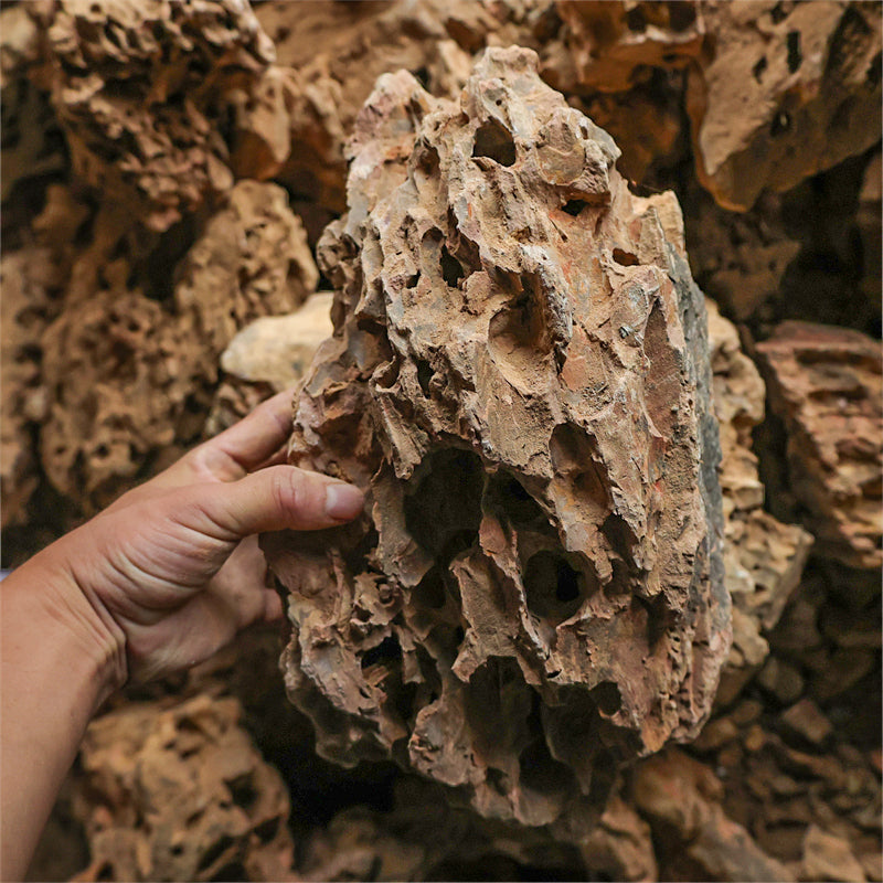 Aquarium landscaping rock Natural Aquarium Rocks Perfect for Aquariums, Landscaping Model,Tank Decoration, Amphibian Enclosures-Dragon Stones Bulk wholesale