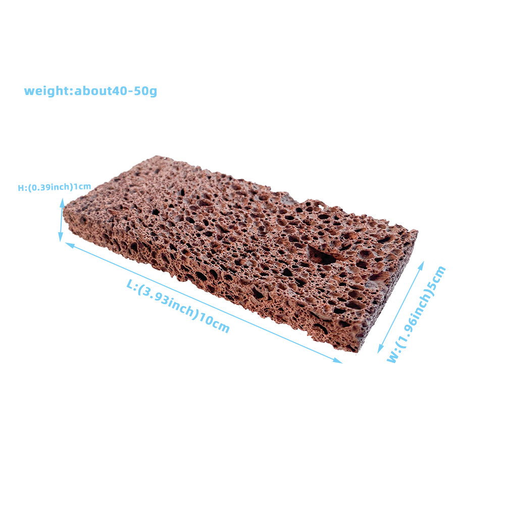 6PCS Aquarium landscape decoration basalt stone flake Moss water grass planter wholesale