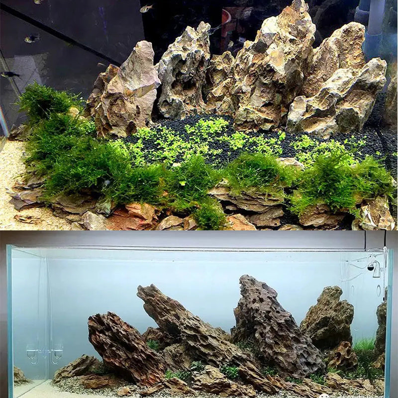 Aquarium landscaping rock Natural Aquarium Rocks Perfect for Aquariums, Landscaping Model,Tank Decoration, Amphibian Enclosures-Dragon Stones Bulk wholesale