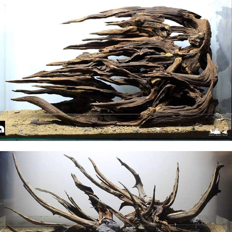 Aquarium landscape decoration driftwood Long strip shape Sunken driftwood wholesale